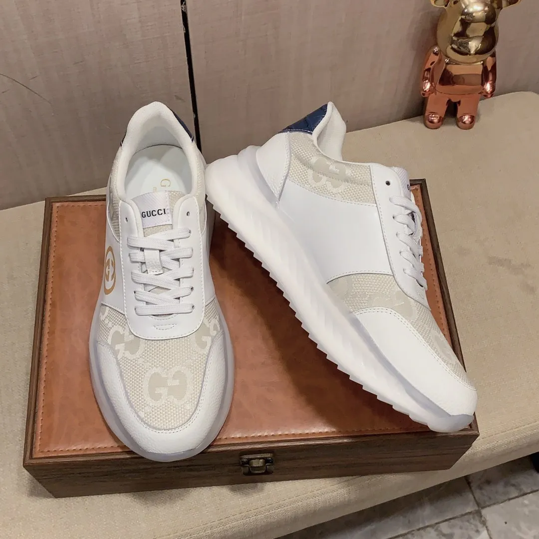 Men's men's shoes💰460💰💰🎩🎩[Lightning][Lightning] "Gucci*" The latest and most popular casual sports shoes, top brand [seduce] luxury~purchase, top~quality. [Strong] The upper is made of imported breathable cowhide with material ➕ breathable sheepskin feet (•) and fine workmanship. The original stylish and stylish soft rubber wear-resistant and non-slip outsole is light and comfortable on the feet. The real thing looks better when taken in real life. 413: code: 38-44, can be customized 45
